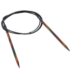 Lana Grossa Rundstricknadel Design-Holz Multicolor St. 4,0/100cm 