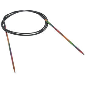 Lana Grossa Rundstricknadel Design-Holz Multicolor St. 2,5/120cm 