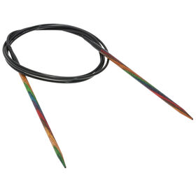 Lana Grossa Rundstricknadel Design-Holz Multicolor St. 3,5/120cm 