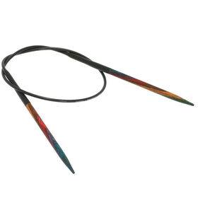 Lana Grossa Rundstricknadel Design-Holz Multicolor St. 4,0/40cm