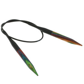 Lana Grossa Rundstricknadel Design-Holz Color St. 6,5/40cm