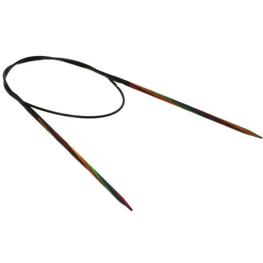 Lana Grossa Rundstricknadel Design-Holz Multicolor St. 3,5/60cm