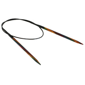 Lana Grossa Rundstricknadel Design-Holz Multicolor St. 4,5/60cm