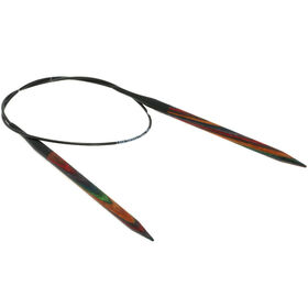 Lana Grossa Rundstricknadel Design-Holz Multicolor St. 6,0/60cm