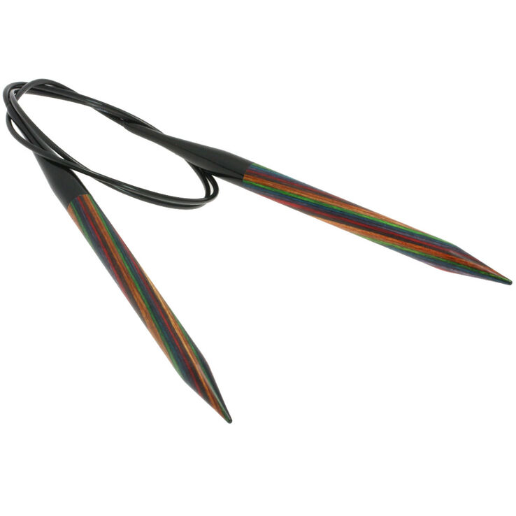 Lana Grossa Rundstricknadel Design-Holz Color St. 10,0/80cm