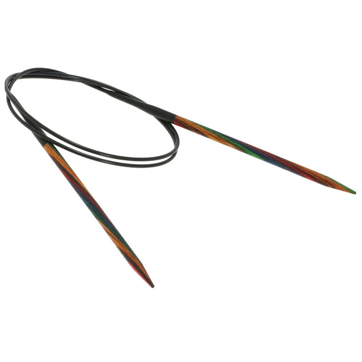 Lana Grossa Rundstricknadel Design-Holz Color St. 4,5/80cm