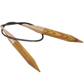Lana Grossa Rundstricknadel Design-Holz Signal St. 9,0/40cm
