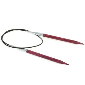 Lana Grossa Rundstricknadel Design-Holz Signal Silber St. 6,5/60cm