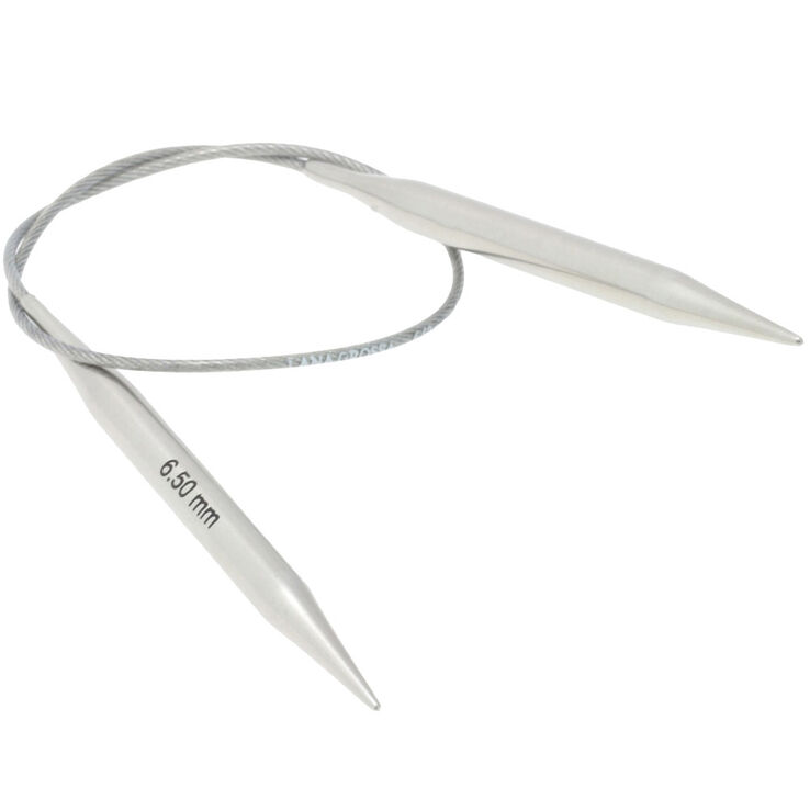 Lana Grossa Rundstricknadel Edelstahl St. 6,5/40cm