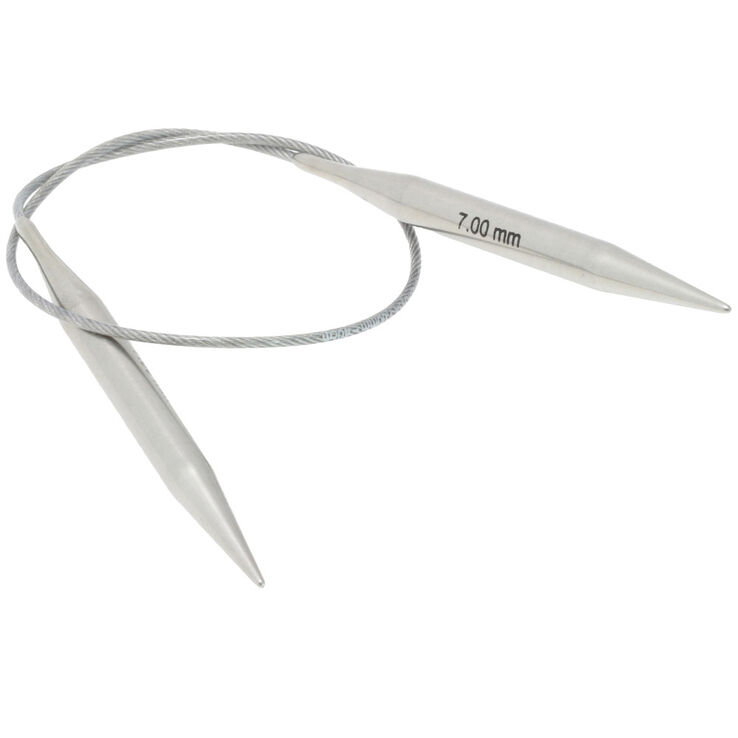 Lana Grossa Rundstricknadel Edelstahl St. 7,0/40cm 
