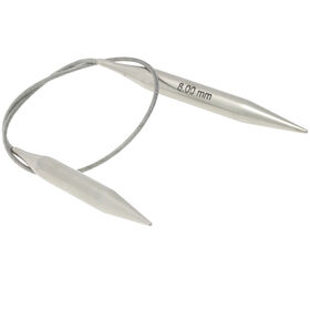 Lana Grossa Rundstricknadel Edelstahl St. 8,0/40cm 