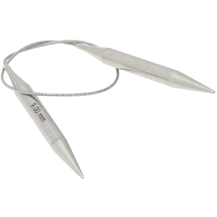Lana Grossa Rundstricknadel Edelstahl St. 9,0/40cm 