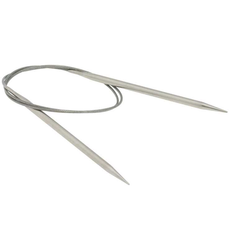 Lana Grossa Rundstricknadel Edelstahl St. 5,5/80cm