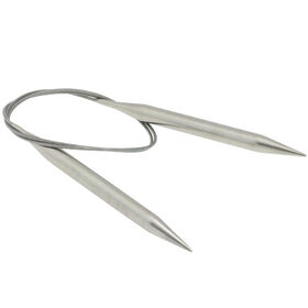 Lana Grossa Rundstricknadel Edelstahl St. 9,0/80cm