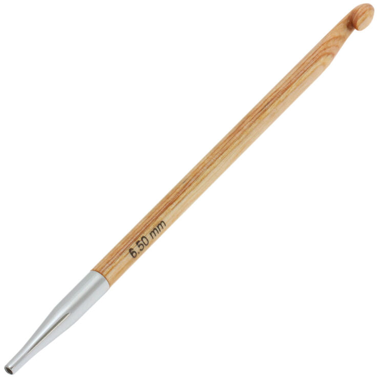 Lana Grossa Tunesische Häkelnadel Design-Holz St. 6,5