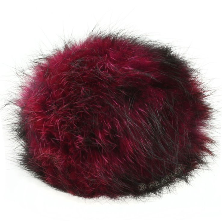 FELLPOMPON Fuchs Bicolor | 301-Pink/Schwarz