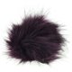 KUNSTFELLPOMPON Mini | 654-Dunkelviolett