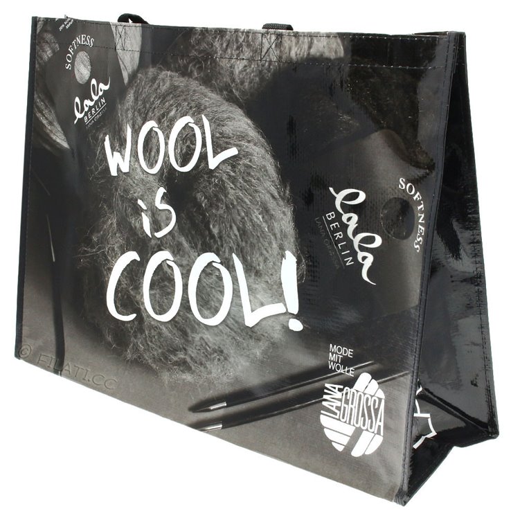 Shopper WOOL IS COOL 2016 | 01-Schwarz/Weiß/Grau