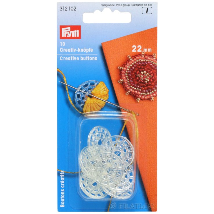 PRYM 312102/22mm | 102-Transparent