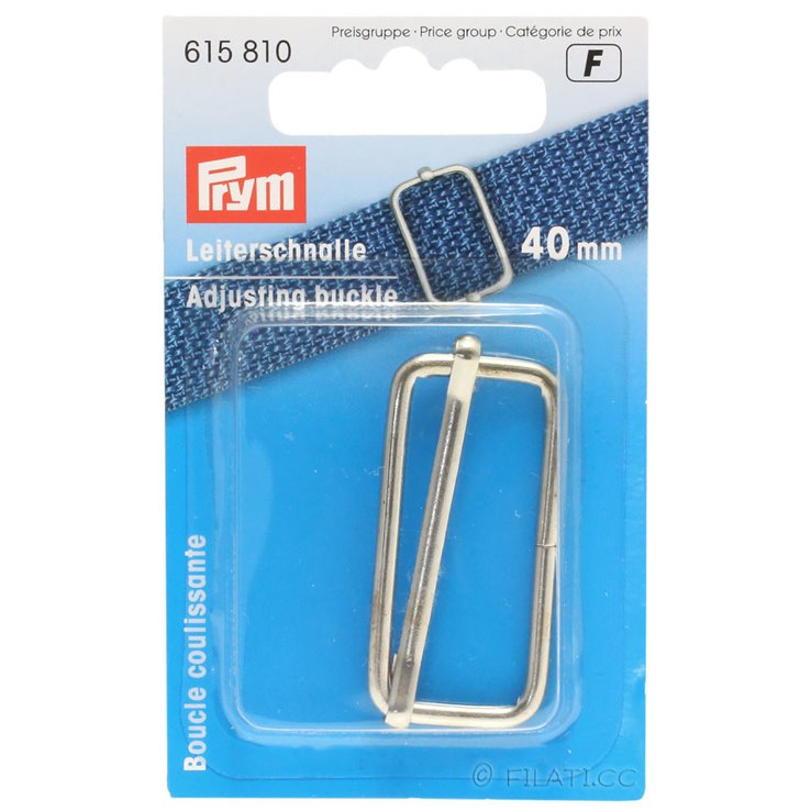 Leiterschnalle 615810/40mm | 01-Silber