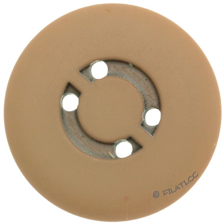 UNION KNOPF 450472/25mm | 18-Hellbraun