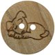 UNION KNOPF 451020/15mm | 902-Hundemotiv