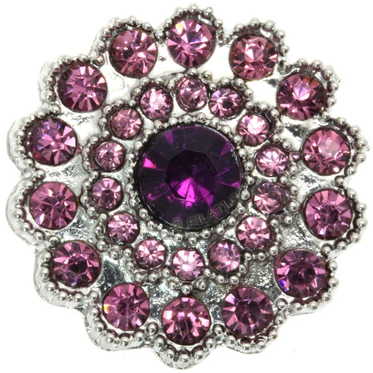 UNION KNOPF 451485/25mm | 50-Lila