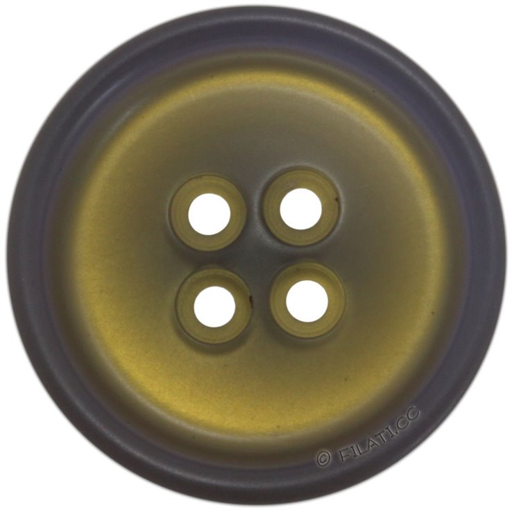 UNION KNOPF 451513/23mm | 66-Gold/Grauviolett