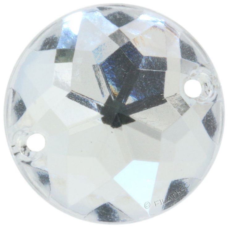 Union Knopf Schmuckstein 13mm | 10-Transparent