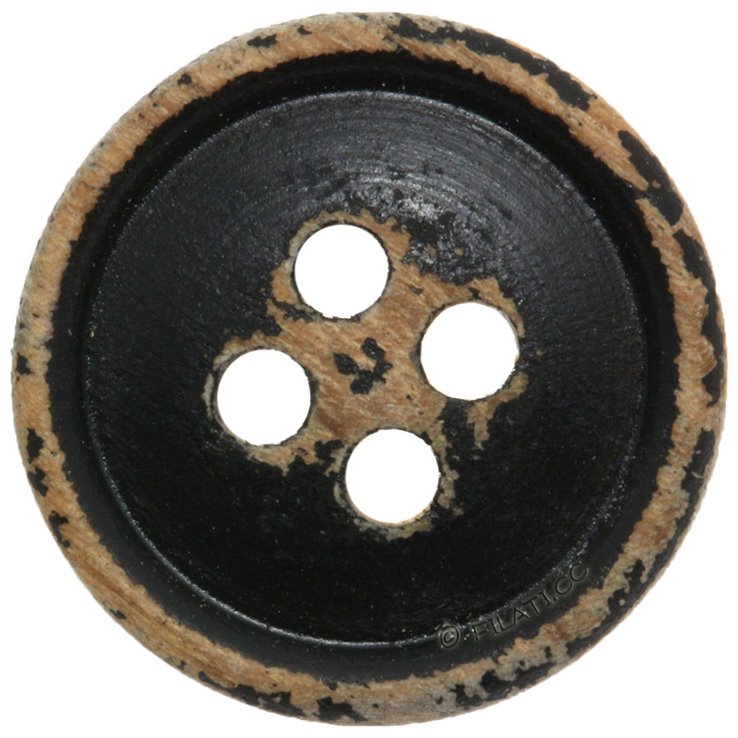 UNION KNOPF 452200/12mm | 80-Schwarz