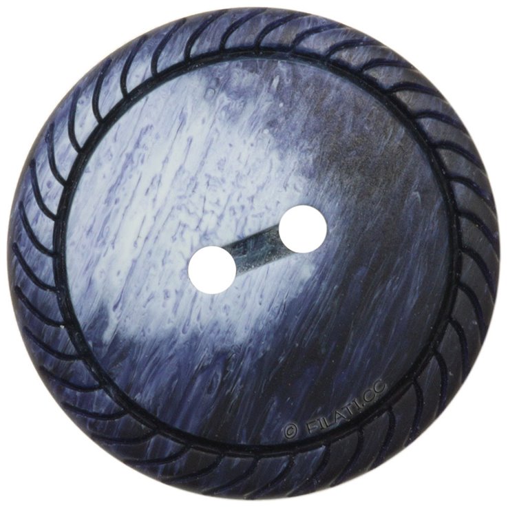 UNION KNOPF 452253/23mm | 66-Marine/Hellblau
