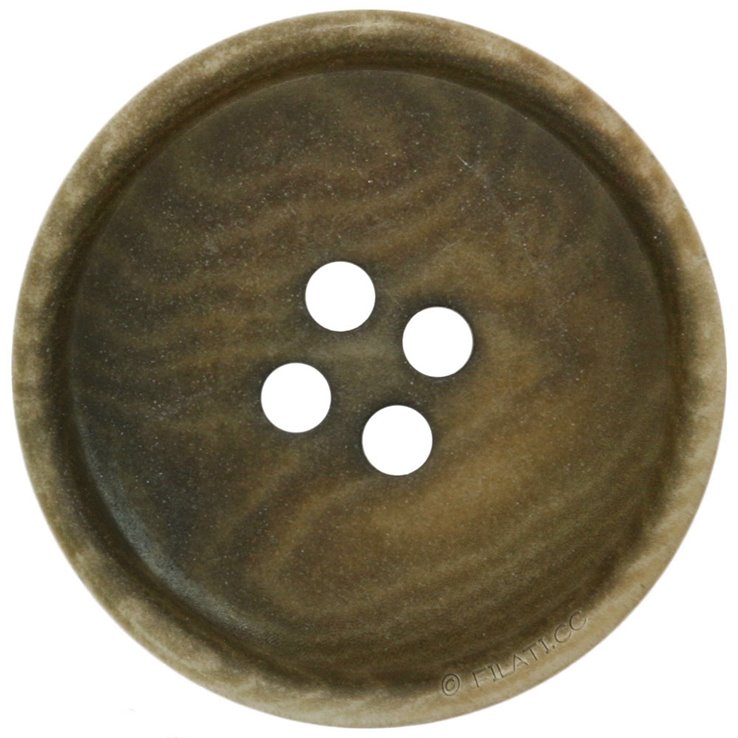 UNION KNOPF 452493/23mm | 36-Grünbraun
