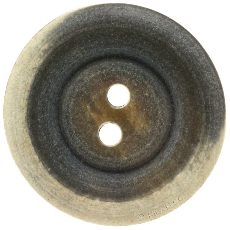 UNION KNOPF 453602/15mm | 22-Graubraun/Beige