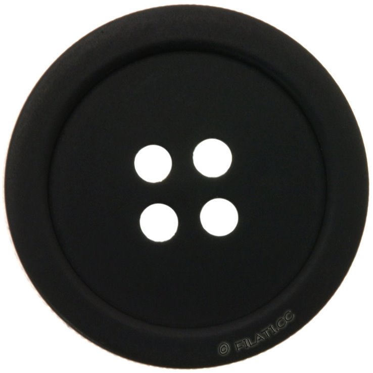 UNION KNOPF 46943/18mm | 80-Schwarz