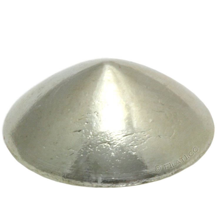 UNION KNOPF 500256/12mm | 82-Silber