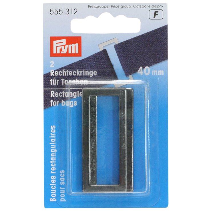 Rechteckringe 555312/40mm | 02-Graphitgrau