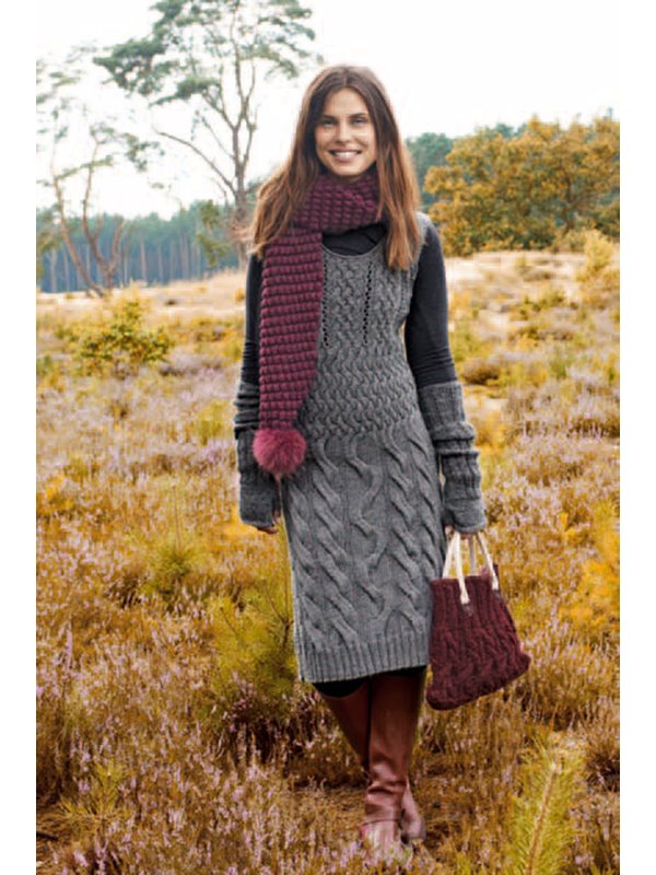 Lana Grossa KLEID im MUSTERMIX Bingo