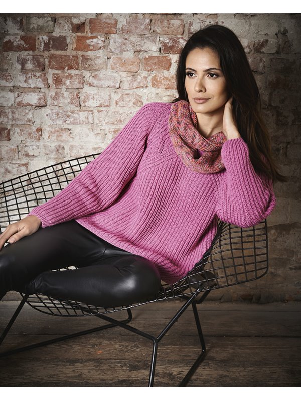 Lana Grossa PATENTPULLI MIT RAGLANBETONUNG Cool Wool Big