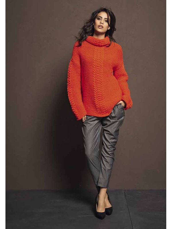 Lana Grossa ROLLKRAGENPULLI Mille II