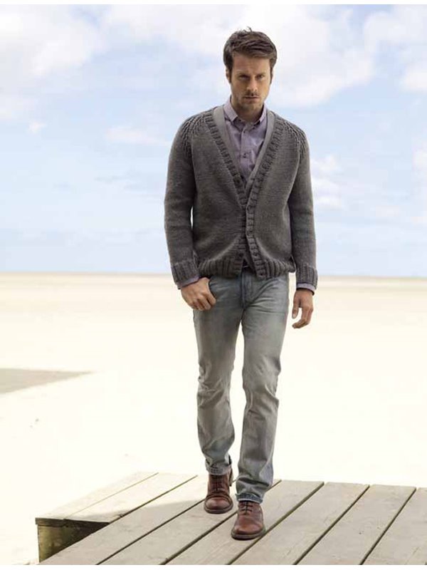 Lana Grossa HERRENRAGLANJACKE Bingo