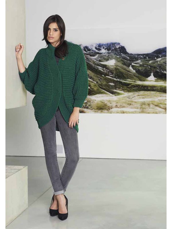 Lana Grossa PATENTSTRUKTURJACKE Bingo melange