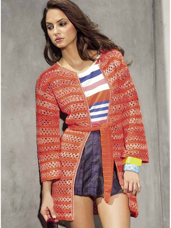 Lana Grossa HÄKELMANTEL Divino print/Classico