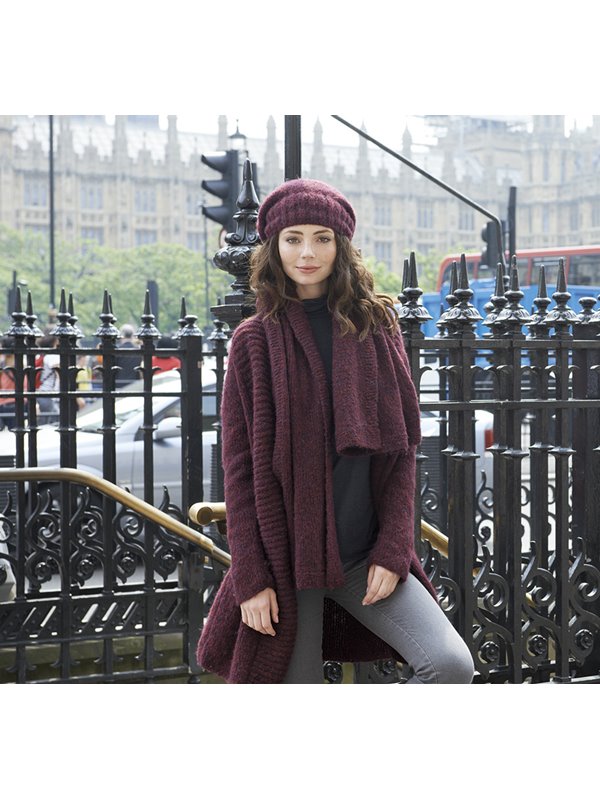 Lana Grossa MÜTZE GLATT RECHTS Garzato Fleece