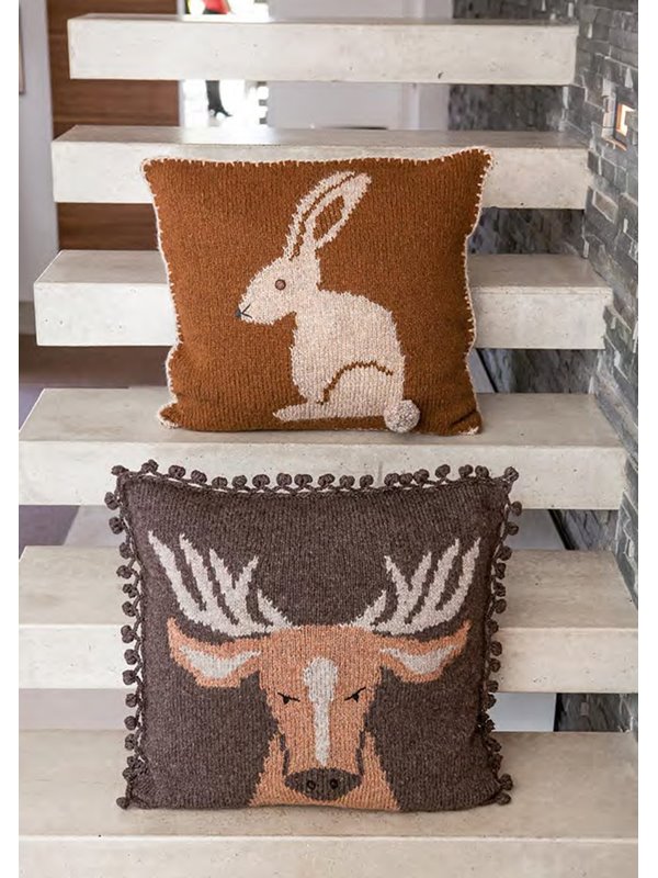 Lana Grossa KISSENHÜLLE HIRSCH Alta Moda Alpaca