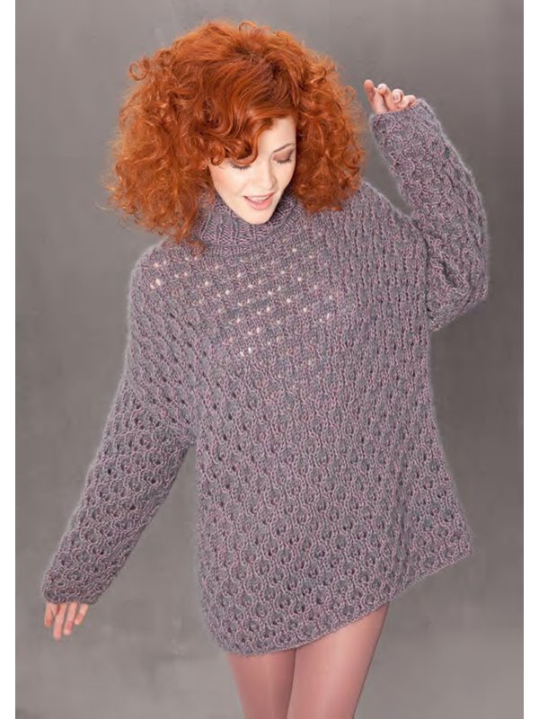 Lana Grossa LOCHMUSTERPULLI Bingo & Silkhair