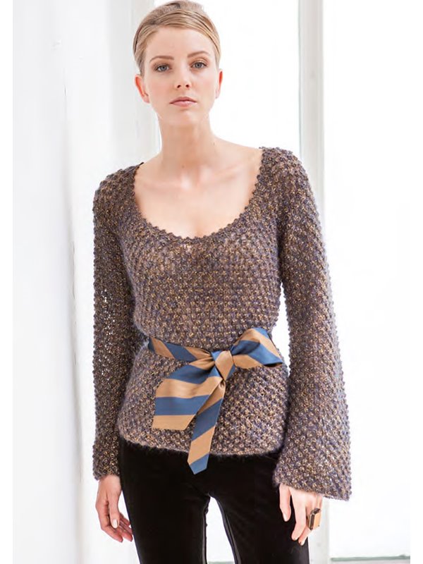 Lana Grossa NOPPENPULLI Silkhair Melange/Lace Lux