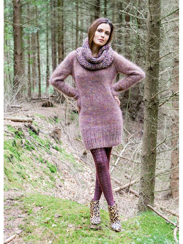 Lana Grossa MINIKLEID/LONGPULLI Silkhair Melange