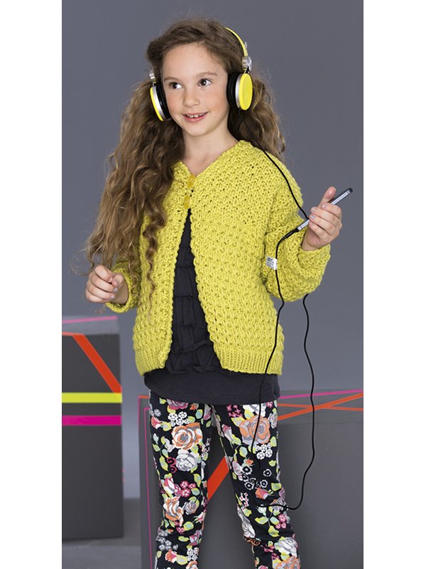 Lana Grossa JACKE Mille II uni/neon