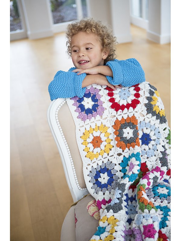 Lana Grossa PATCHWORKDECKE Bingo