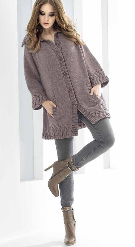 Lana Grossa Jacke BINGO melange